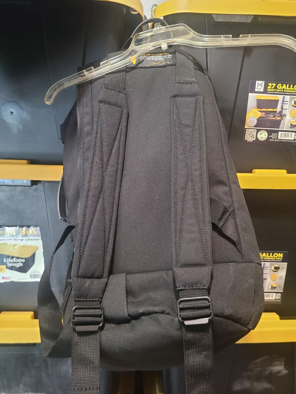 Under Armour Project Rock 60 Bag Black Duffel Bag Backpack - Men's